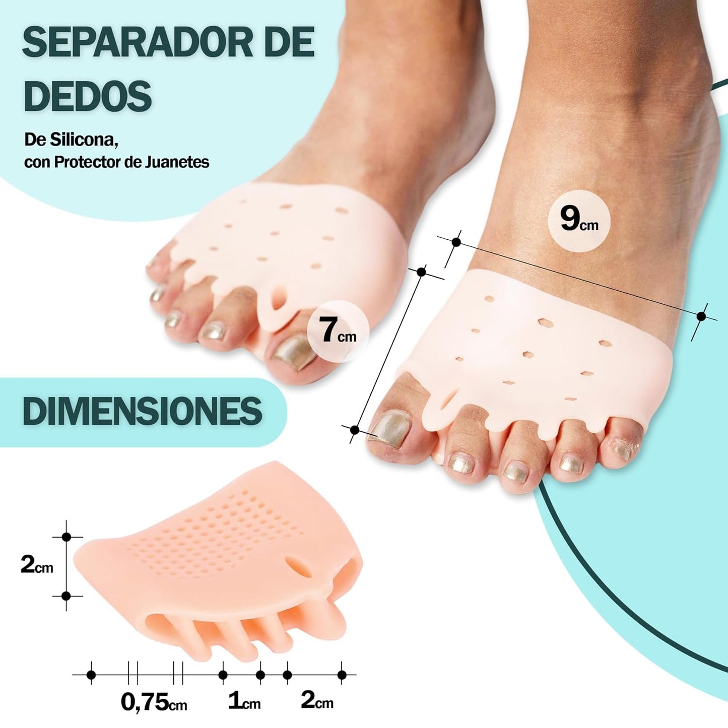 OrthoPad - Alivia el dolor causado por juanetes y dedos torcidos