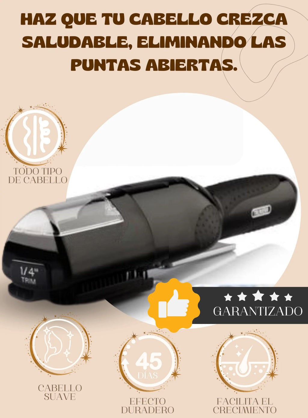 PuntasPerfectas Recortadora de puntas para mujer - [PROMOCIÓN DISPONIBLE SOLO HOY]