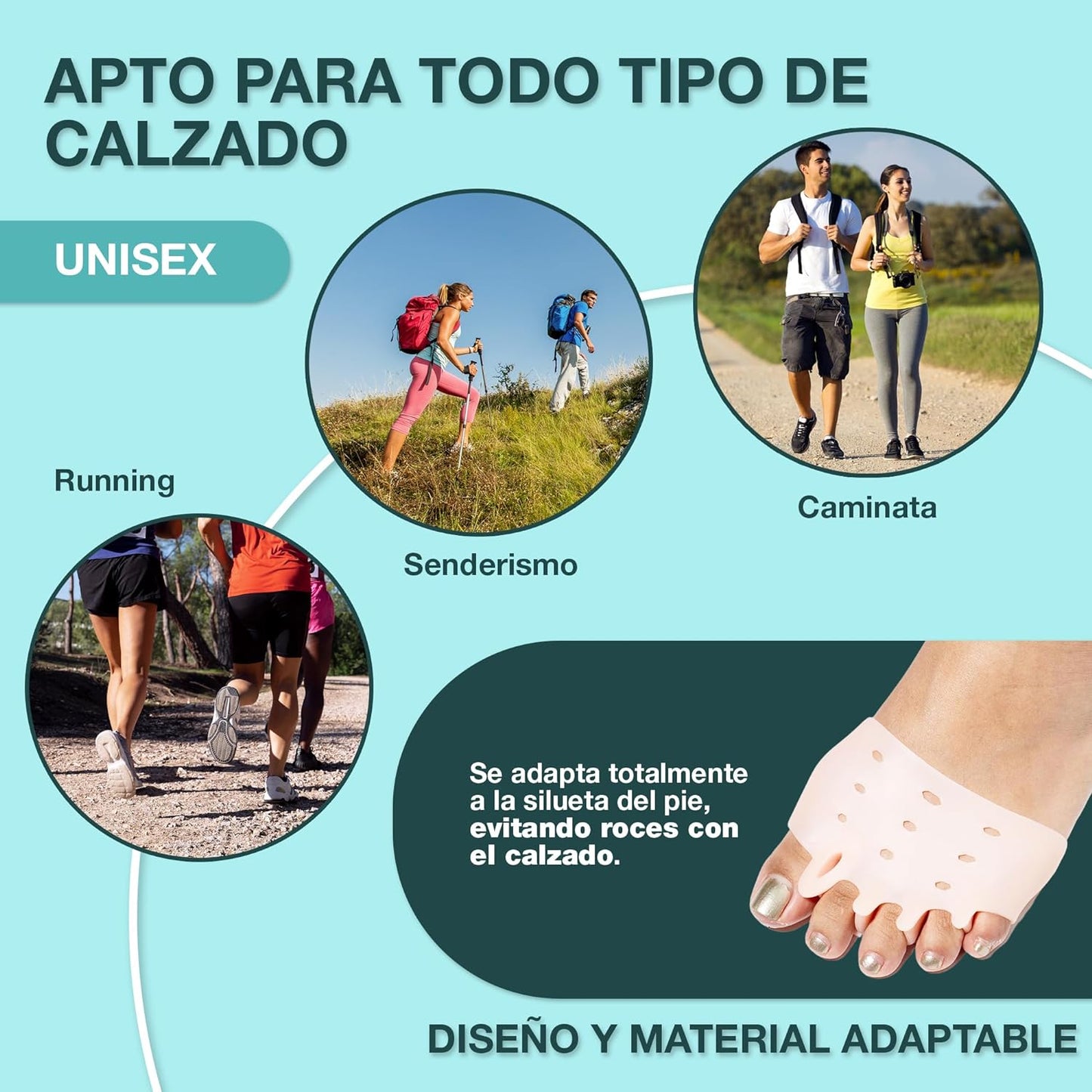 OrthoPad - Alivia el dolor causado por juanetes y dedos torcidos