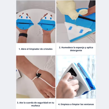 CrystalClean Limpiador Magnético de Vidrios - [PROMOCIÓN DISPONIBLE SOLO HOY]