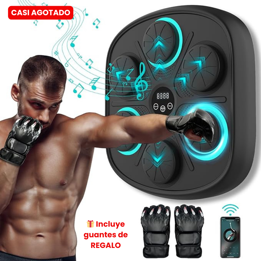PunchBeat Maquina de Boxeo Inteligente + GUANTES DE REGALO 🎁 - [PROMOCIÓN DISPONIBLE SOLO HOY]