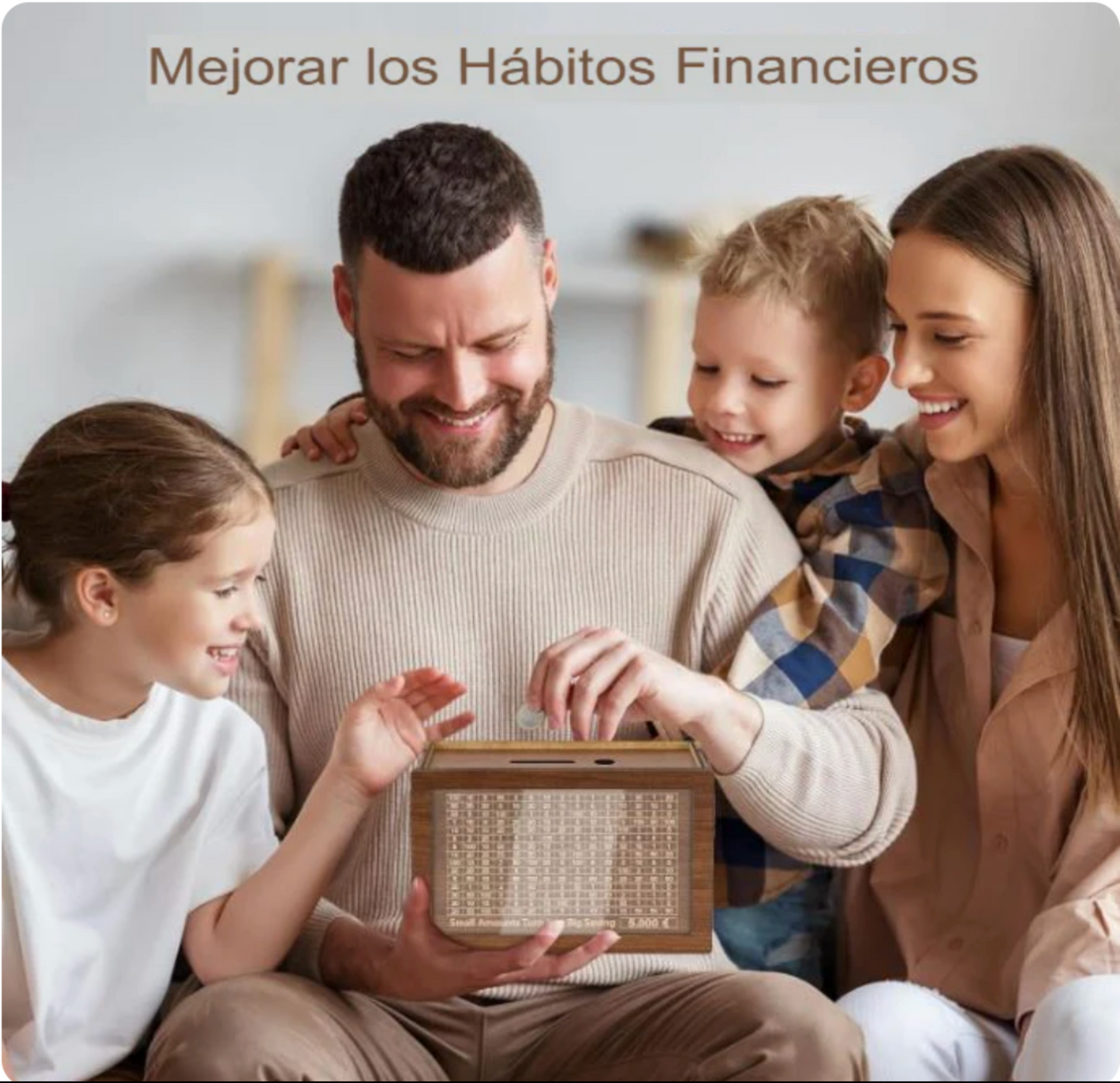 MoneyGuard Hucha de Madera con Contador - [PROMOCIÓN DISPONIBLE SOLO HOY]