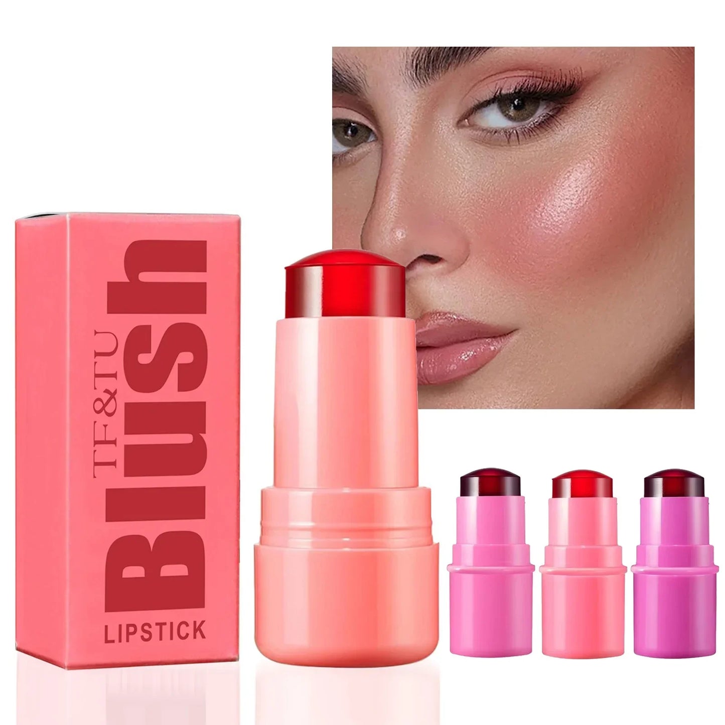JellyColor Compre 2 y Lleve 4 💄Labial Multiuso de Gelatina - 3 en 1 🚚Envio Gratis