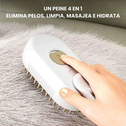 Pelush El Cepillo de Vapor que Desenreda, Limpia e Hidrata el Pelaje - [PROMOCIÓN DISPONIBLE SOLO HOY]