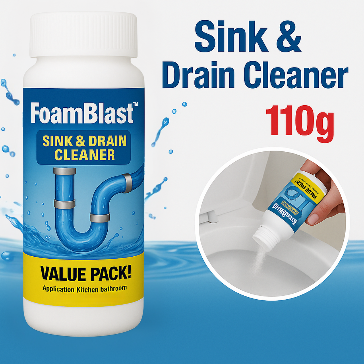 FoamBlast – Limpiador De Espuma Rápida