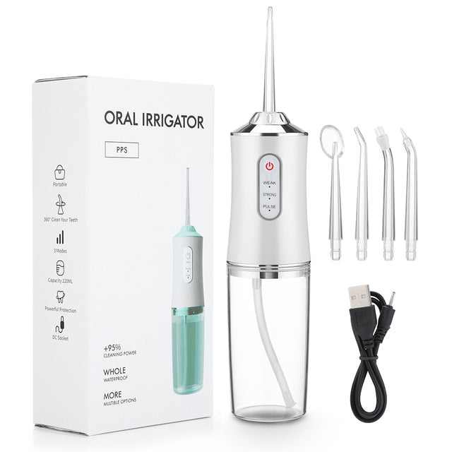 CleanJet  Irrigador Oral Recargable de Alta Presion - [PROMOCIÓN DISPONIBLE SOLO HOY]