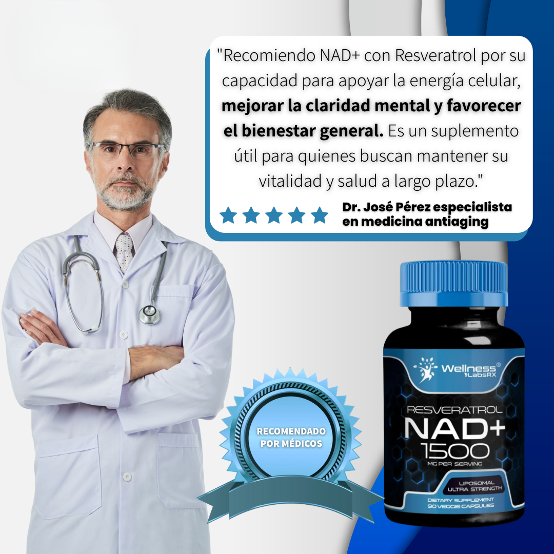 LipoNAD+ - Fórmula Liposomal Avanzada | 1 + 1 De Regalo