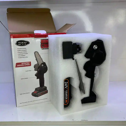 PowerCut Mini Motosierra Inalámbrica con 2 Baterías - ENVÍO GRATIS - [PROMOCIÓN DISPONIBLE SOLO HOY]